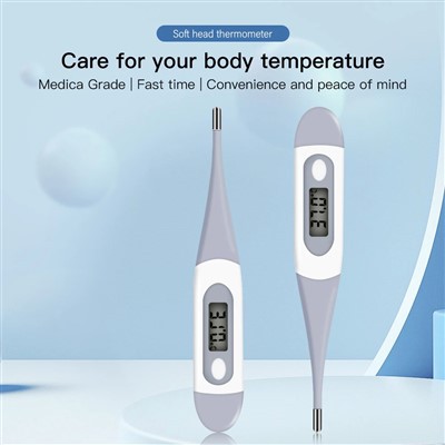 Das Thermometer mit flexibler Spitze